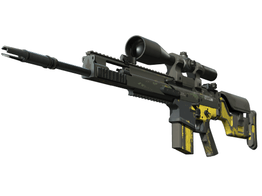 StatTrak™ SCAR-20 | Jungle Slipstream (Battle-Scarred)