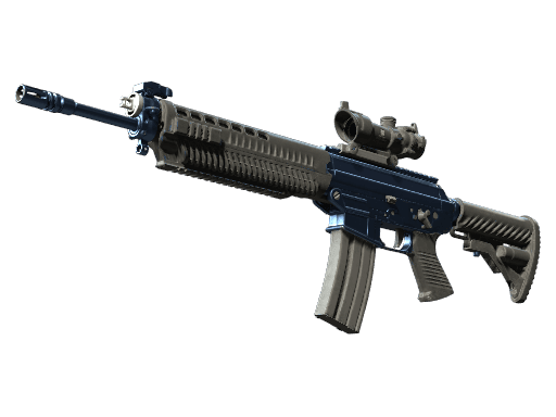 Souvenir SG 553 | Anodized Navy (Minimal Wear)