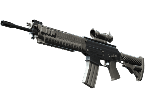 Souvenir SG 553 | Damascus Steel (Field-Tested)