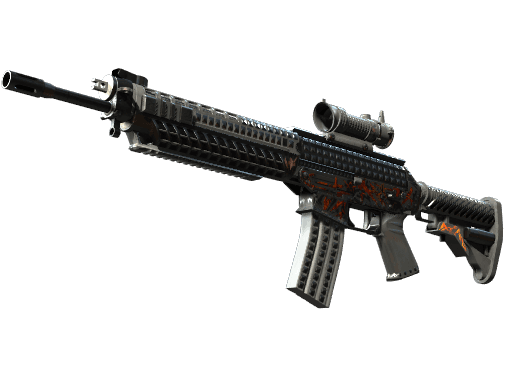 StatTrak™ SG 553 | Heavy Metal (Factory New)
