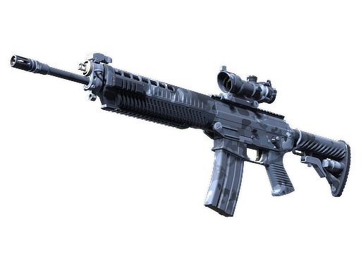 Souvenir SG 553 | Night Camo (Minimal Wear)