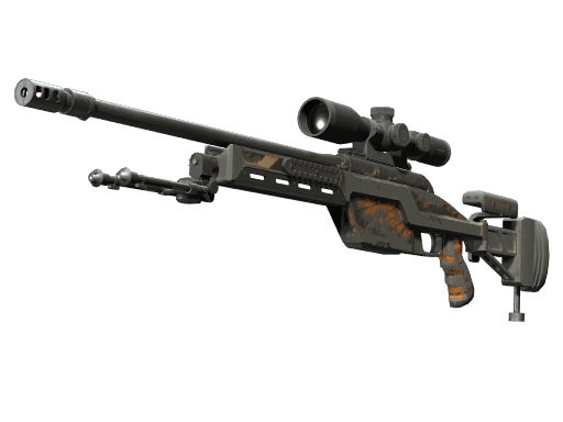 StatTrak™ SSG 08 | Death's Head (Battle-Scarred)