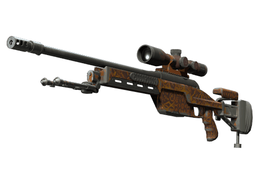 SSG 08 | Orange Filigree (Well-Worn)