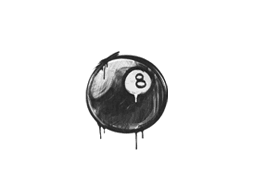 Sealed Graffiti | 8-Ball (Shark White)