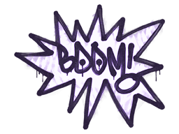 Sealed Graffiti | BOOM (Monster Purple)