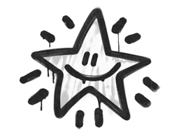 Sealed Graffiti | Shining Star (Shark White)