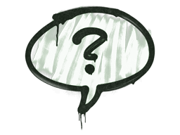 Sealed Graffiti | Question Mark (Cash Green)