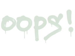 Sealed Graffiti | Oops (Cash Green)